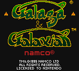 Arcade Classic No. 3 - Galaga & Galaxian Title Screen
